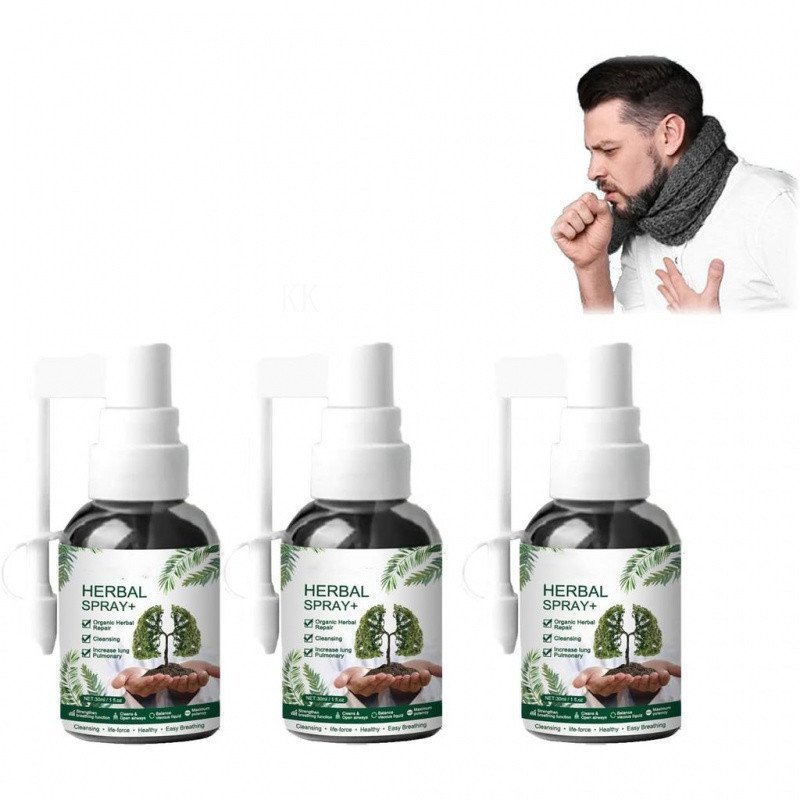 Respinature, respinatureHerbalSpray,HerbalLungCleanseMist,PowerfulLungSupport(3PCS) 3P3C NNSQ