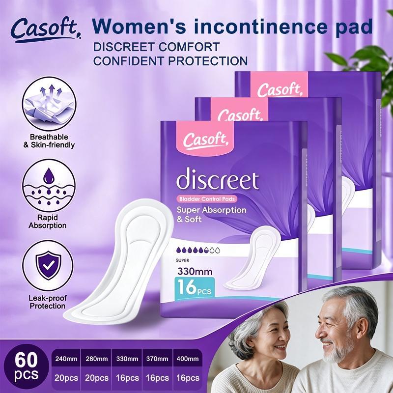 แผ่นรอง Casoft/แผ่นรอง Casoft แบบยาวพิเศษสำหรับภาวะปัสสาวะผิดปกติ 40 ซม./แบบยาวพิเศษ 33 ซม./ขนาดมาตร