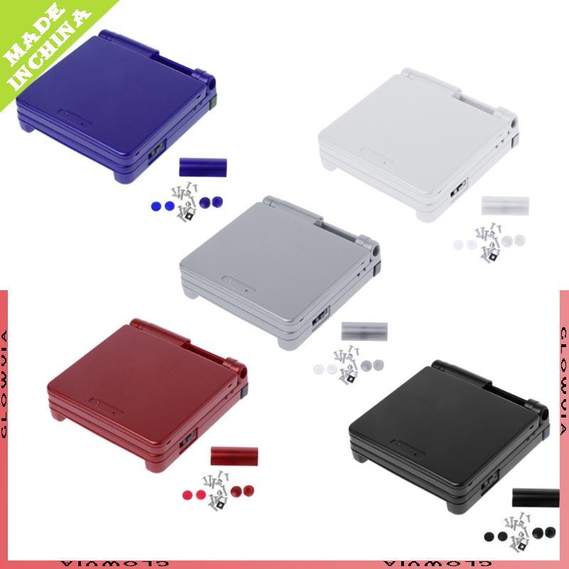 GLO Full สําหรับชุดเชลล์เปลี่ยนสําหรับฝาครอบเคสพร้อมสกรูสําหรับ Gameboy Advance SP