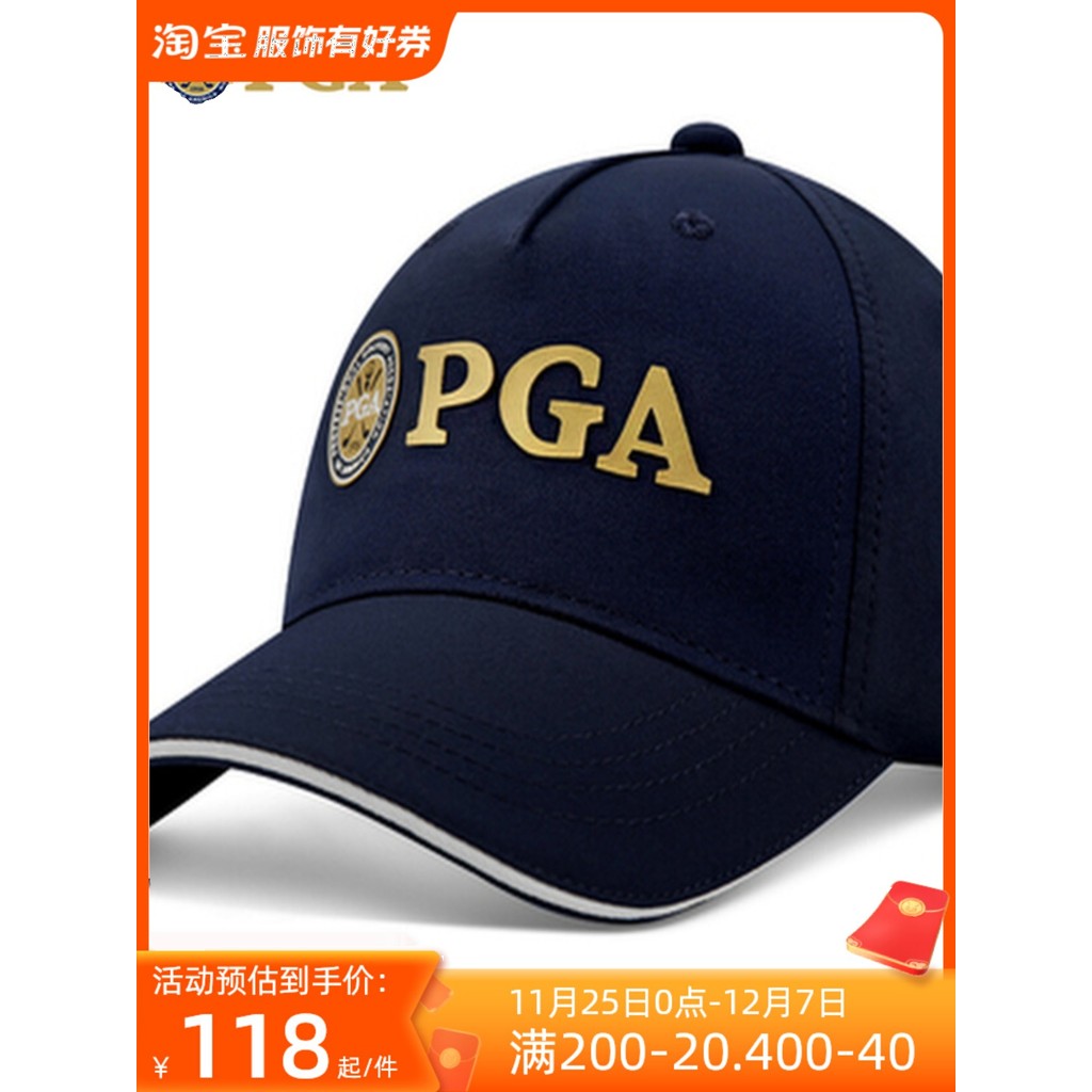 PGA GOLF Cap Men GOLF Hat Outdoor Sports Sun Hat with Top Cap Cap Baseball Cap Cotton