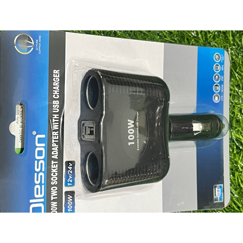 12v-24v dual-port USB car charger adapter (M-21-42B)
