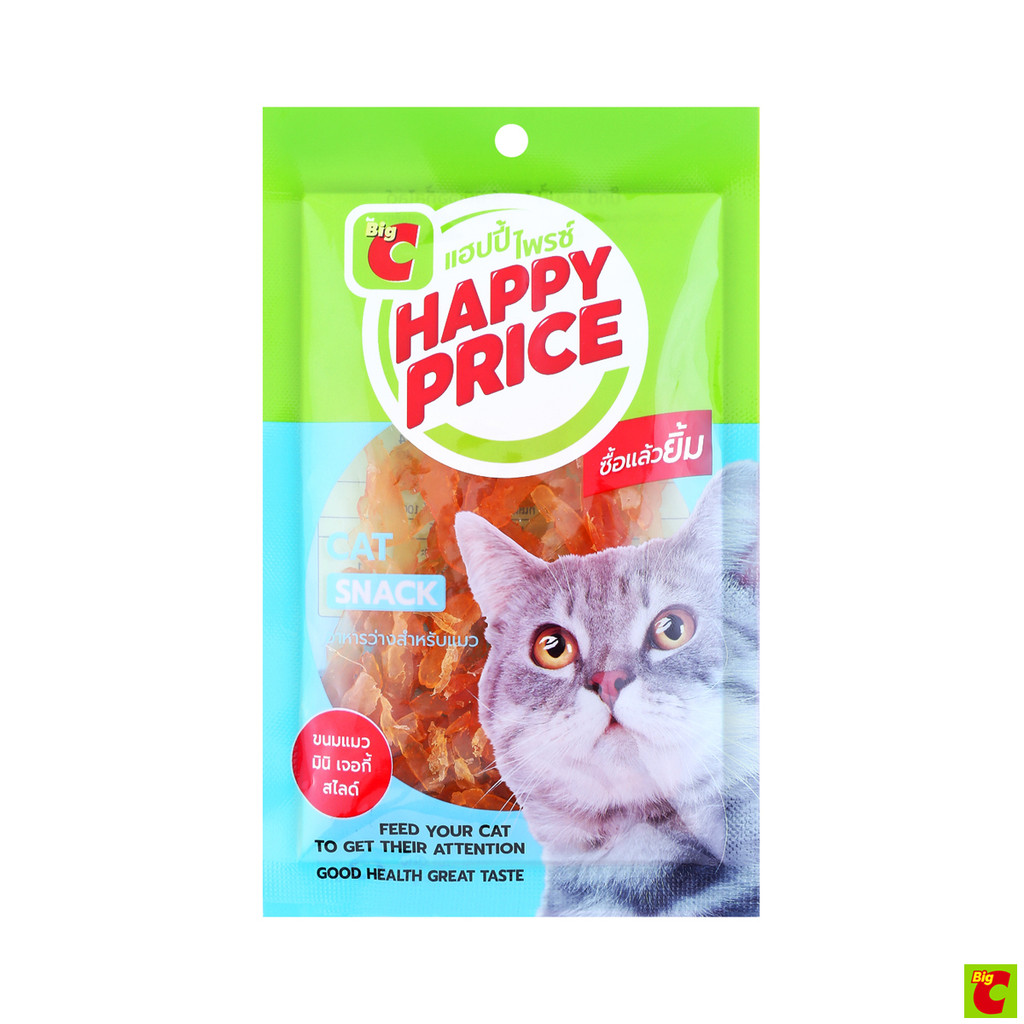 บิ๊กซี แฮปปี้ ไพรซ์ ขนมแมว มินิเจอกี้สไลด์ 25 ก.