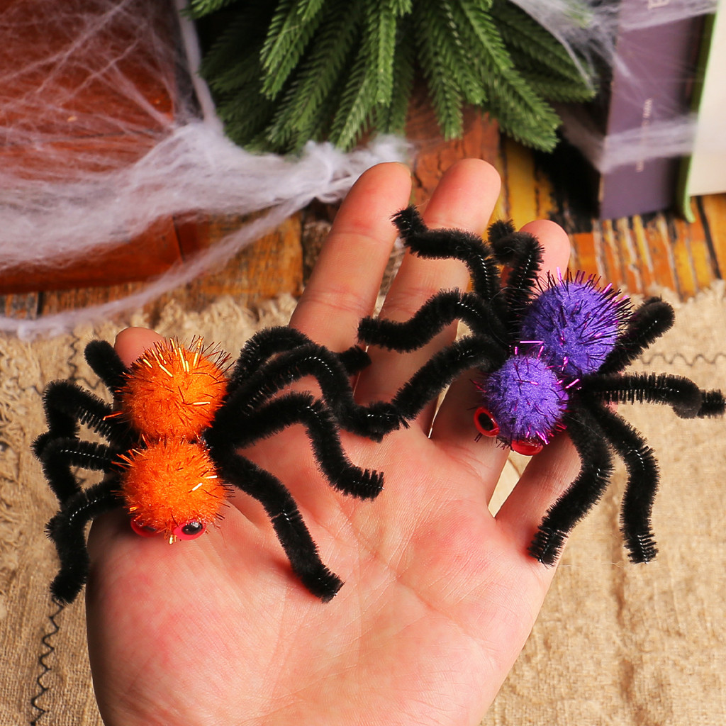 กิ๊บติดผมแมงมุมฮาโลวีน Halloween Spider Hair Clip เครื่องประดับผมแฟนซี สำหรับปาร์ตี้ คอสเพลย์