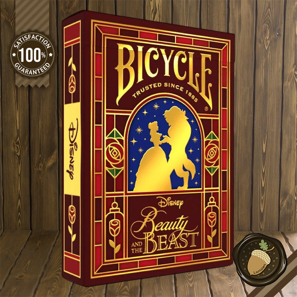 Playing Cards: Bicycle - Disney Beauty & the Beast การ์ดสะสม อุปกรณ์มายากล