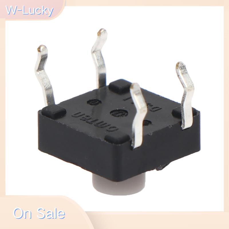 W-Lucky 20 ชิ้นเงียบสัมผัสปุ่มกดสวิทช์ 8x8x5 มม.2Pin 4Pin ทองแดง Contact สําหรับอุปกรณ์อิเล็กทรอนิกส