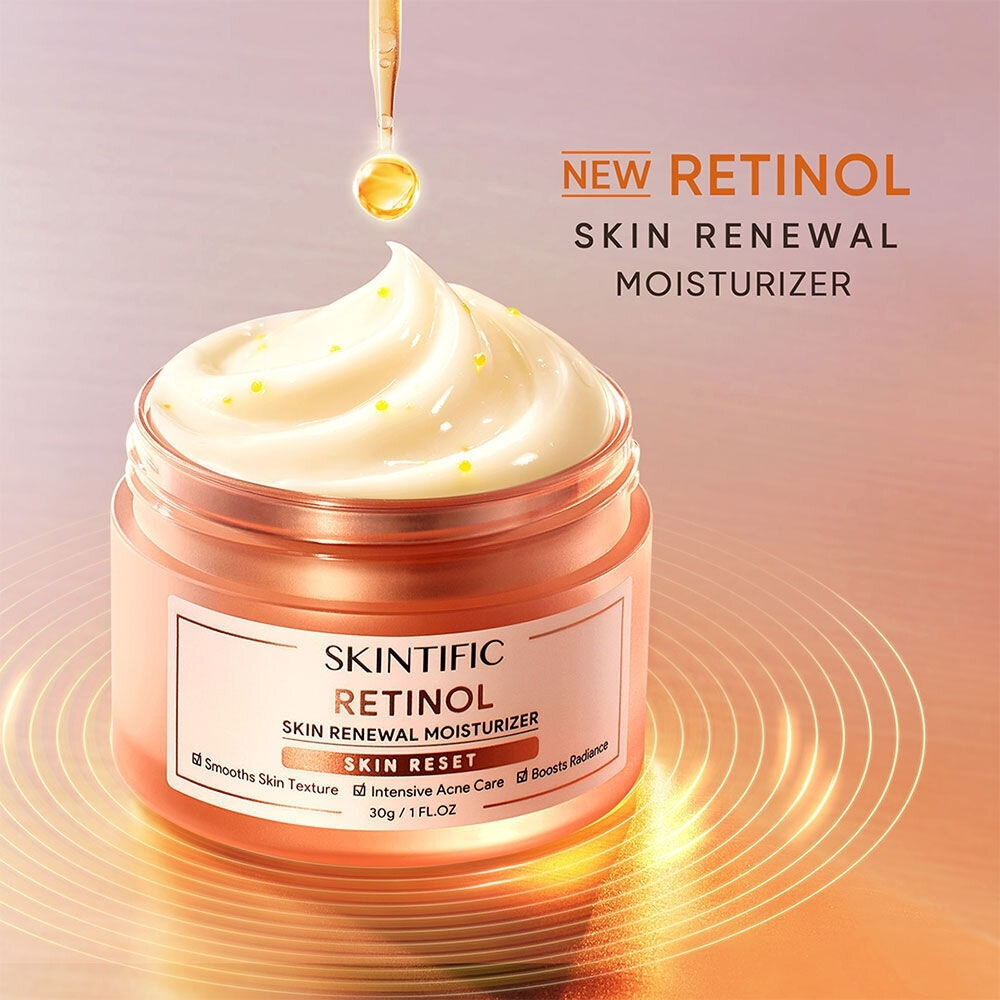 Skintific Retinol Skin Renewal Moisturizer 30 g. สกินติฟิก มอยส์เจอไรเซอร์ ครีม — صورة 2
