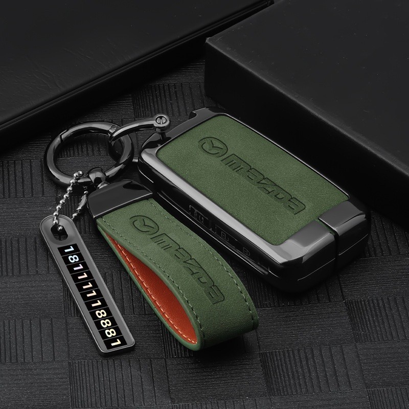 Mazda CX5 CX-5 CX3 CX30 Mazda 2 Mazda 3 Mazda 6 Keyless Remote alloy ฝาครอบกุญแจรถกรณีปลอกอุปกรณ์เสร