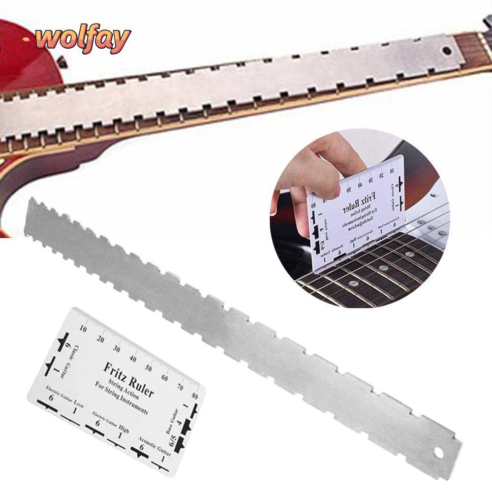 YOLANDA เครื่องวัดคอกีตาร์ Acoustic Leveling Straight Edge Luthiers เครื่องมือสําหรับ Gibson สําหรับ