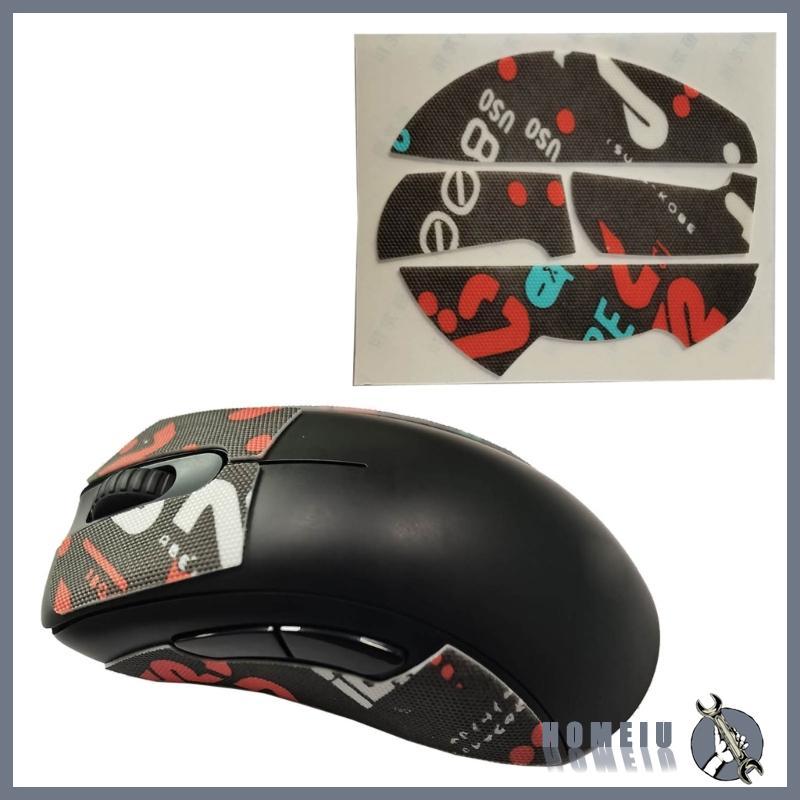 HOMEIU Mouse Grip Tape Mouse Skates สติกเกอร์ด้านข้างแผ่นกันเหงื่อสําหรับ ZOWIE EC2-CW