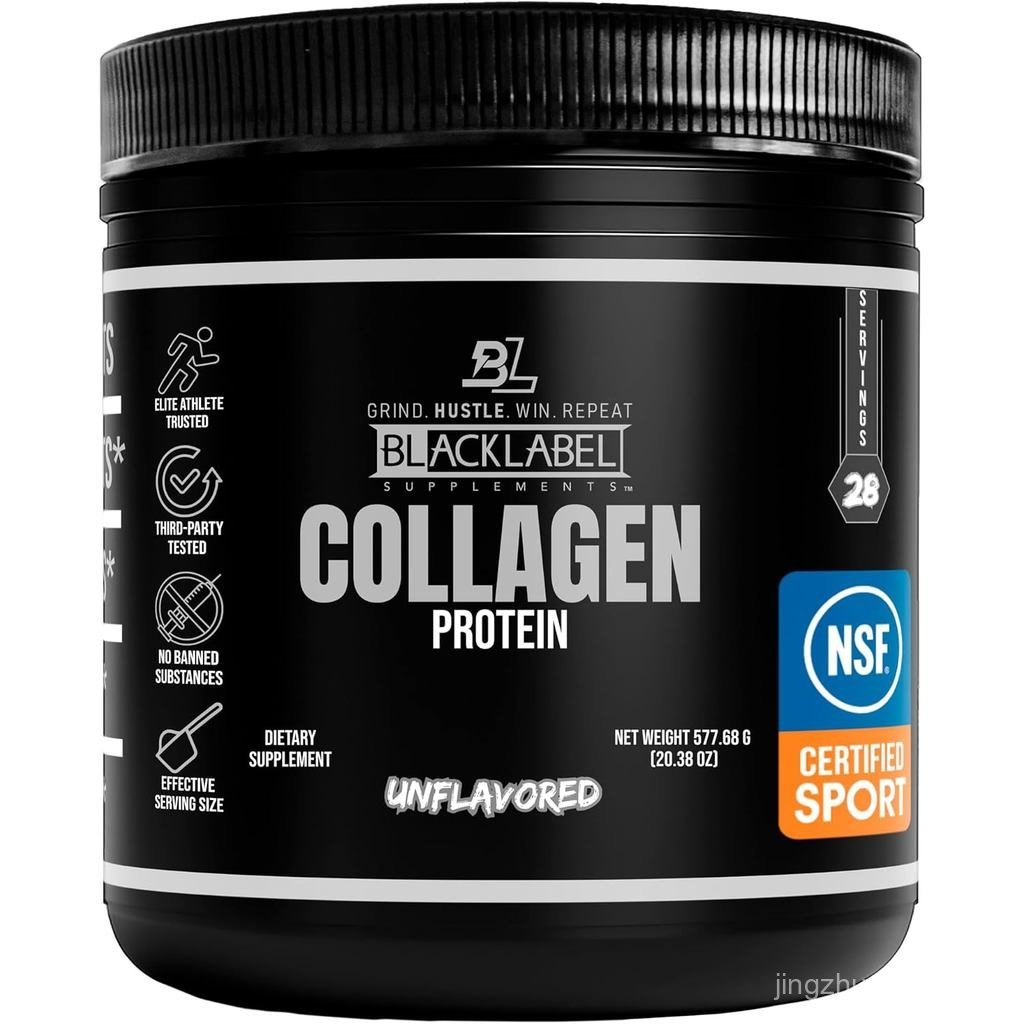 Label Collagen Peptides Protein Powder NSF Certified for Sport | ผงคอลลาเจนไฮโดรไลซ์รสไม่ปรุงแต่งสํา