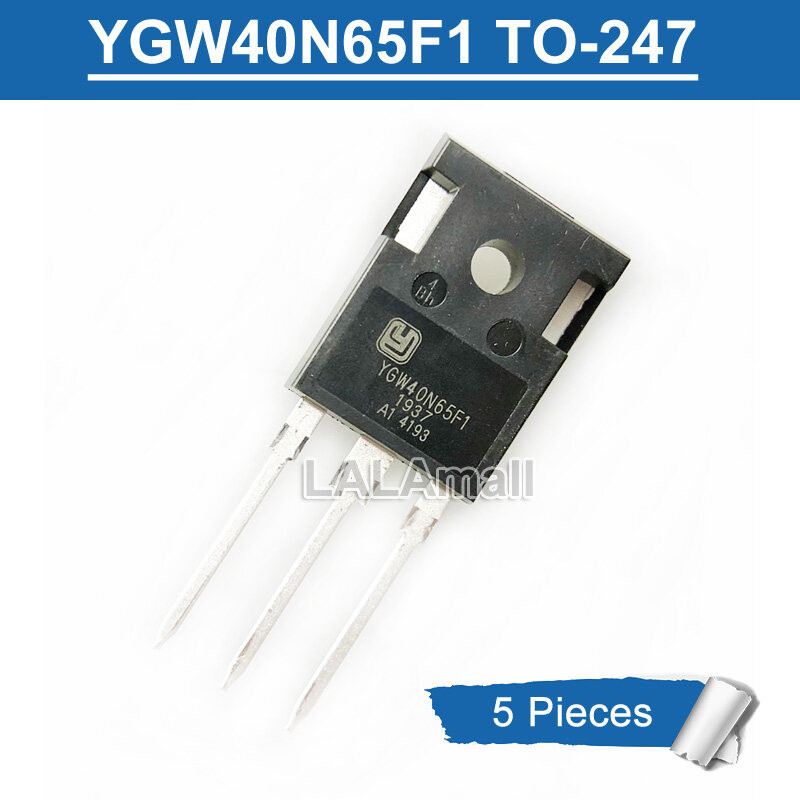 5pcs YGW40N65F1 TO-247 YGW40N65F YGW 40N65F1 40N65 TO247 650V/40A IGBT ทรานซิสเตอร์ยี่ห้อใหม่ IC
