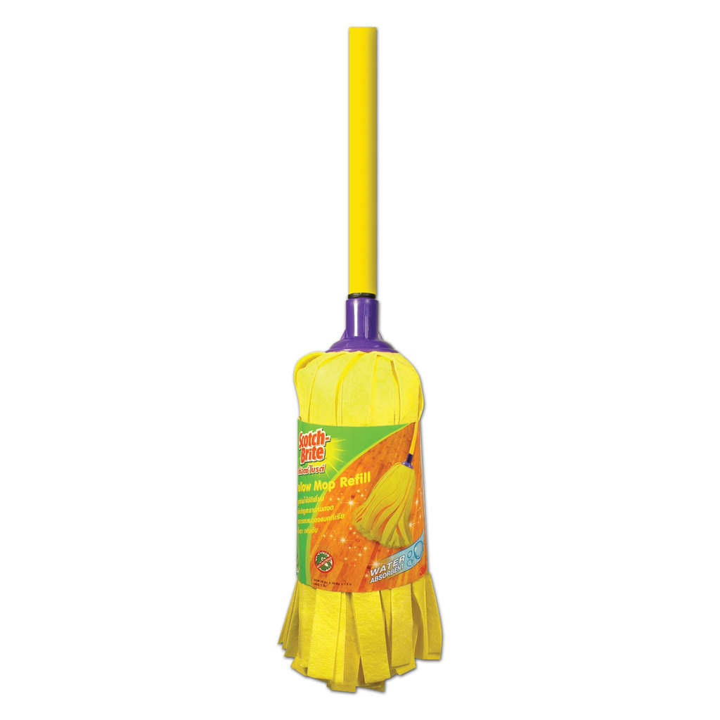 SCOTCH-BRITE ไม้ถูพื้น เยลโล่ ม็อบ สีเหลือง
