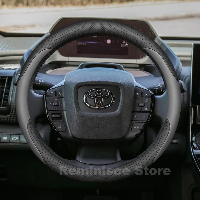 YdyLeather พวงมาลัยรถสําหรับ Toyota BZ4X BZ BZ3 BZ5 2022-2026 36 ซม.พวงมาลัยรถ Toyota BZ4X อุปกรณ์เส