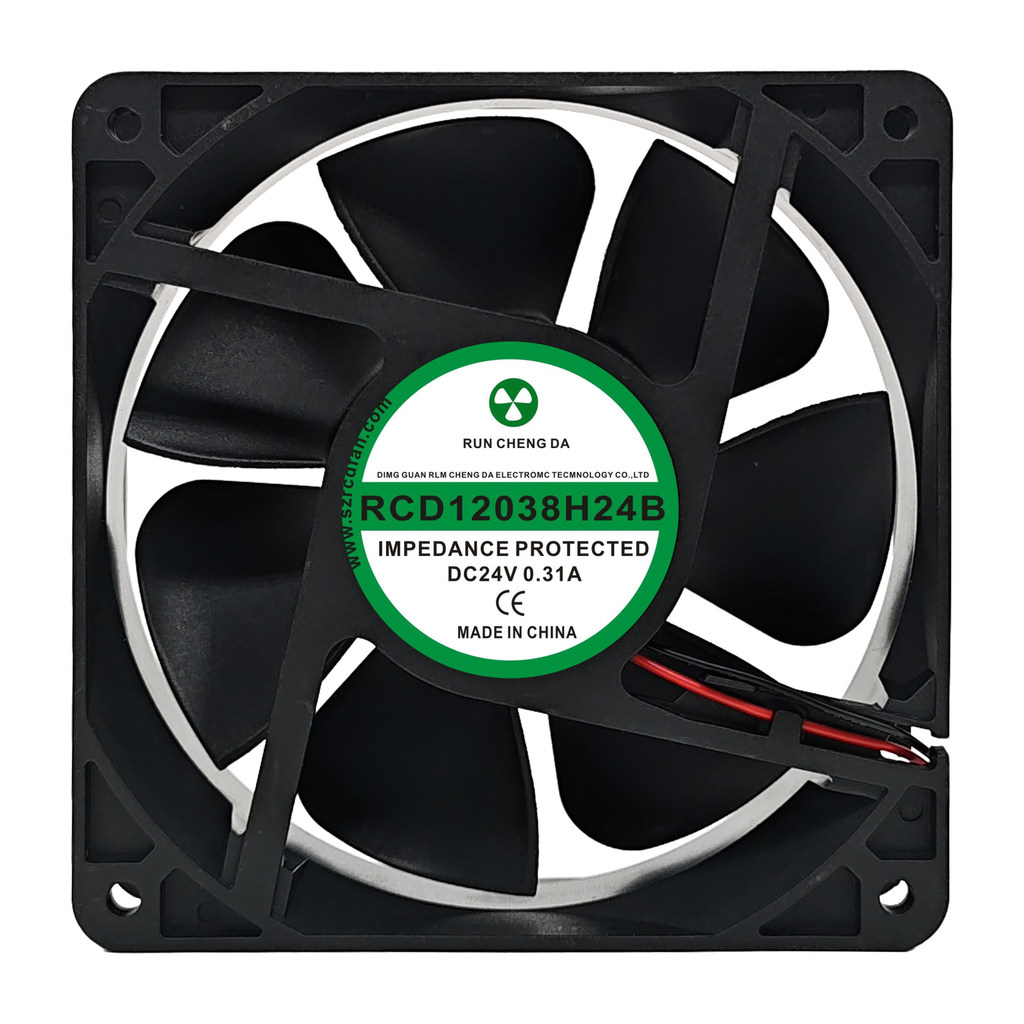 เหมาะสําหรับ RUN CHEANG DA RCD12038H24B 24V 0.31A/0.45A/1.1A 12 ซม.พัดลมระบายความร้อน
