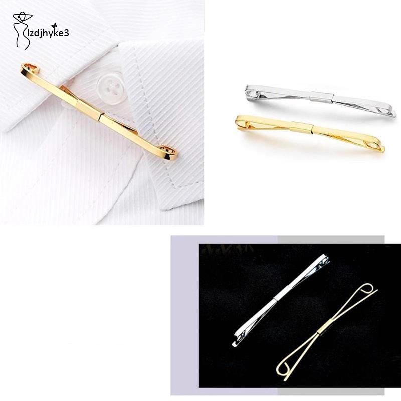 [lzdjhyke3] Tie Collar Bar Pin อย่างเป็นทางการสําหรับเนคไทโลหะสําหรับสุภาพบุรุษสําหรับงานแต่งงานคลาส