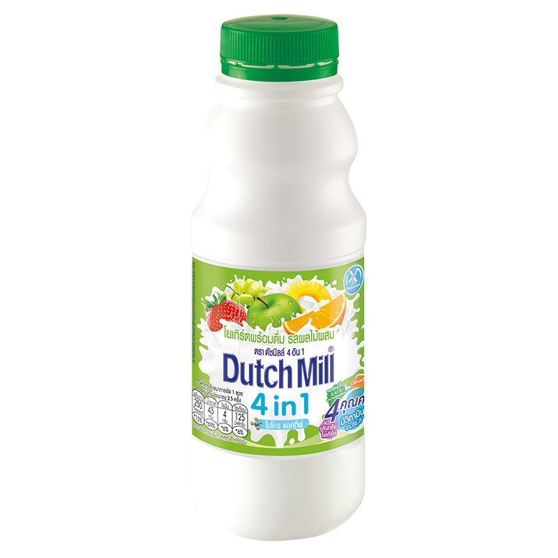 ดัชมิลล์นมเปรี้ยวรสผลไม้รวม 400ซีซี Dutch Mill Drinking Yoghurt Mixed Fruit 400cc.