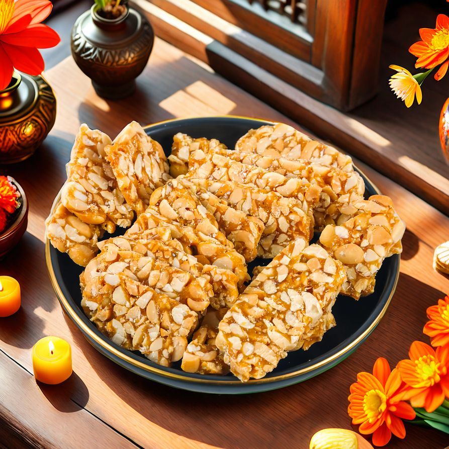 สไตล์ใหม่แบบดั้งเดิม Old-fashioned Handmade Maltose Peanut Crisp Bagged g Nostalgic Crisp Candy Wufe