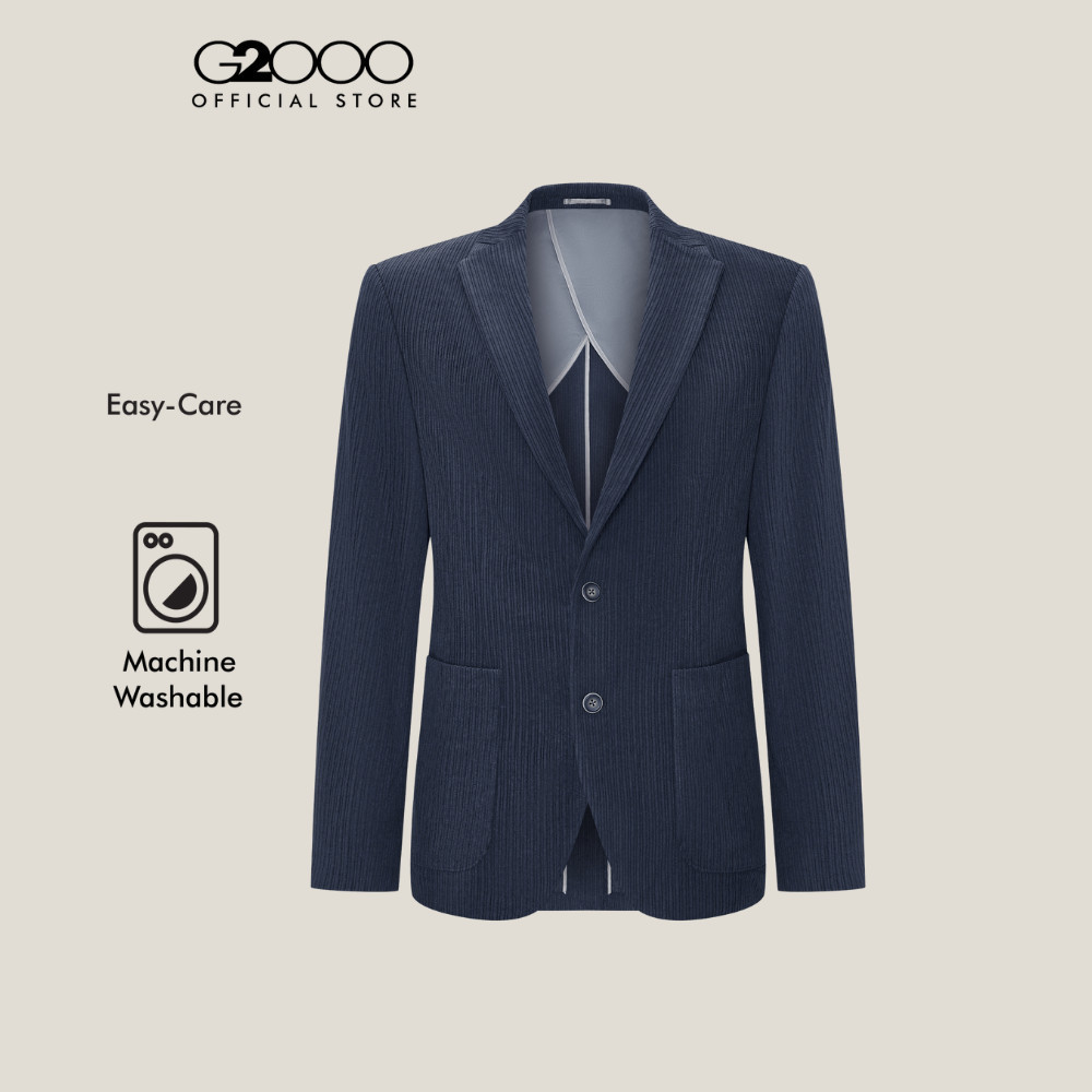 G2000 เสื้อเบลเซอร์สำหรับผู้ชาย Comfort Fit รุ่น 5811283879 สีกรมท่าเข้ม