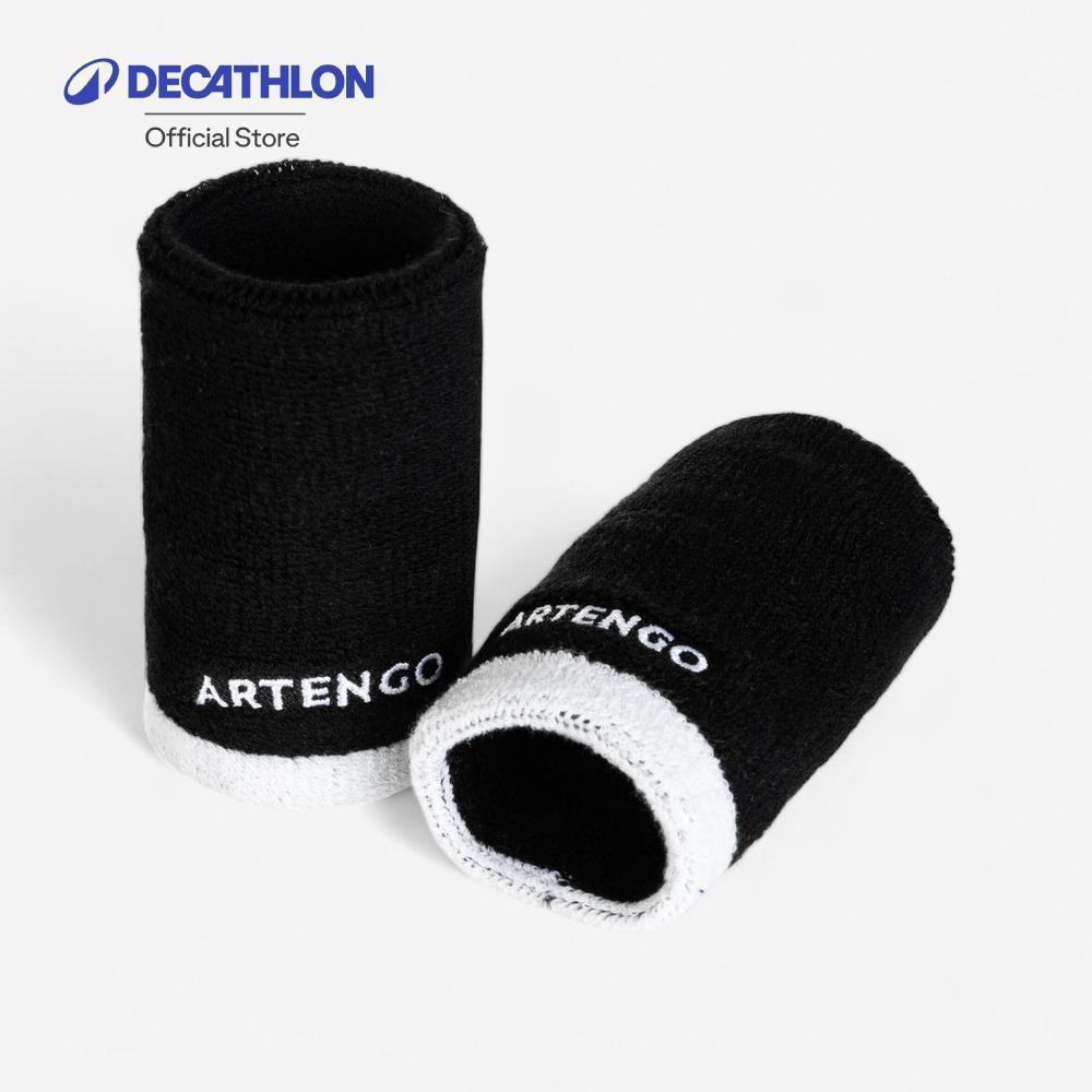 Decathlon Tp 100 Xl Tennis Wristband ปลอกรัดข้อมือเทนนิสรุ่น Tp 100 ขนาด Xl - Black/White