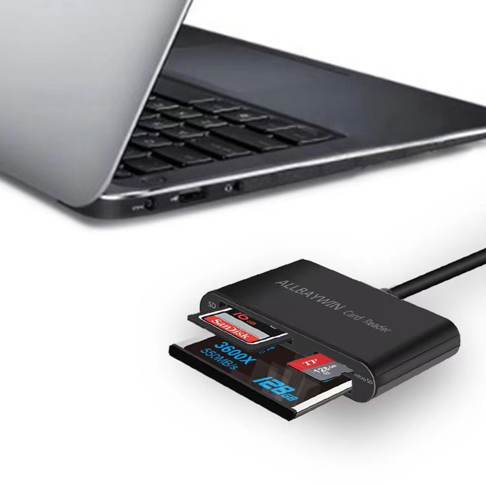 USB 3.0 CARD READER SD/MICRO SD/CF 3 in 1 กล้องขายดี CARD READER