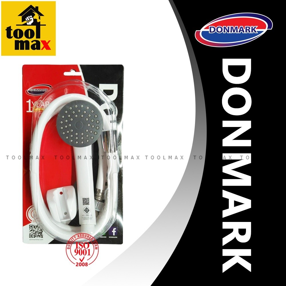 DONMARK ชุดฝักบัวอาบน้ำ สีขาว พร้อมสาย รุ่น CD-23 รูปที่ 3