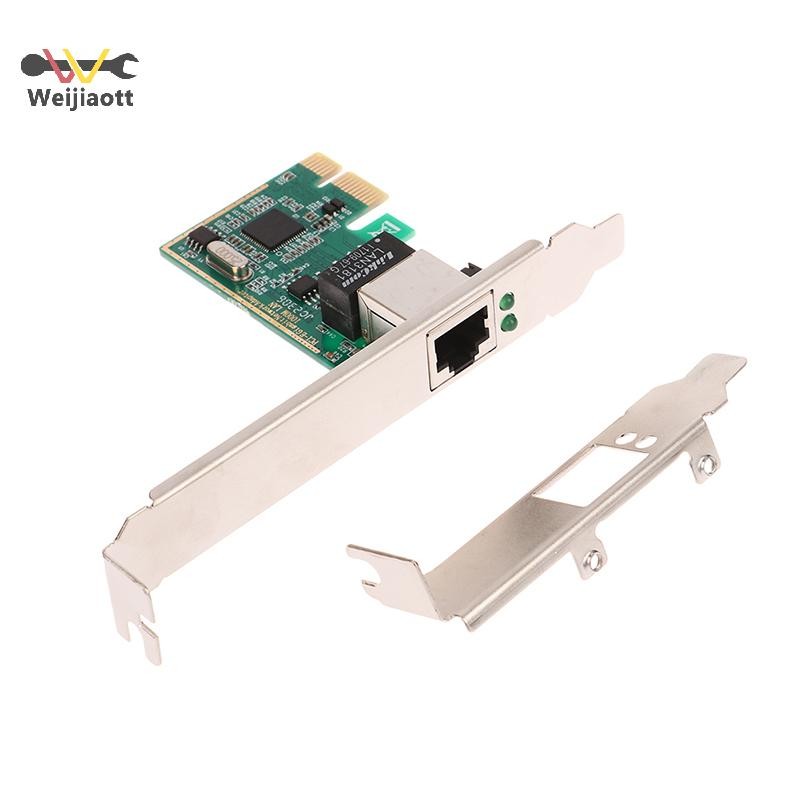 [Wjt] 1 ชุด 10/100/1000Mbps Gigabit Ethernet PCI Express PCI-E การ์ดเครือข่าย RJ-45 LAN อะแดปเตอร์แปลงเครือข่าย [ขายร้อน]