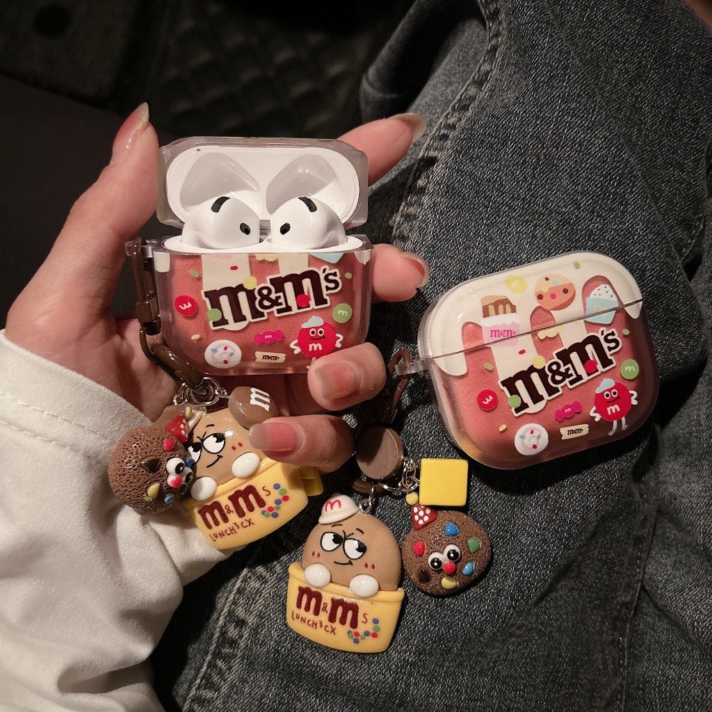 m&m เคสหูฟัง 1/2/gen2 เคสใสการ์ตูนนูน Airpods เคสหูฟังบลูทูธ เคสหูฟังไร้สาย pro pro2  gen gen2 gen3 