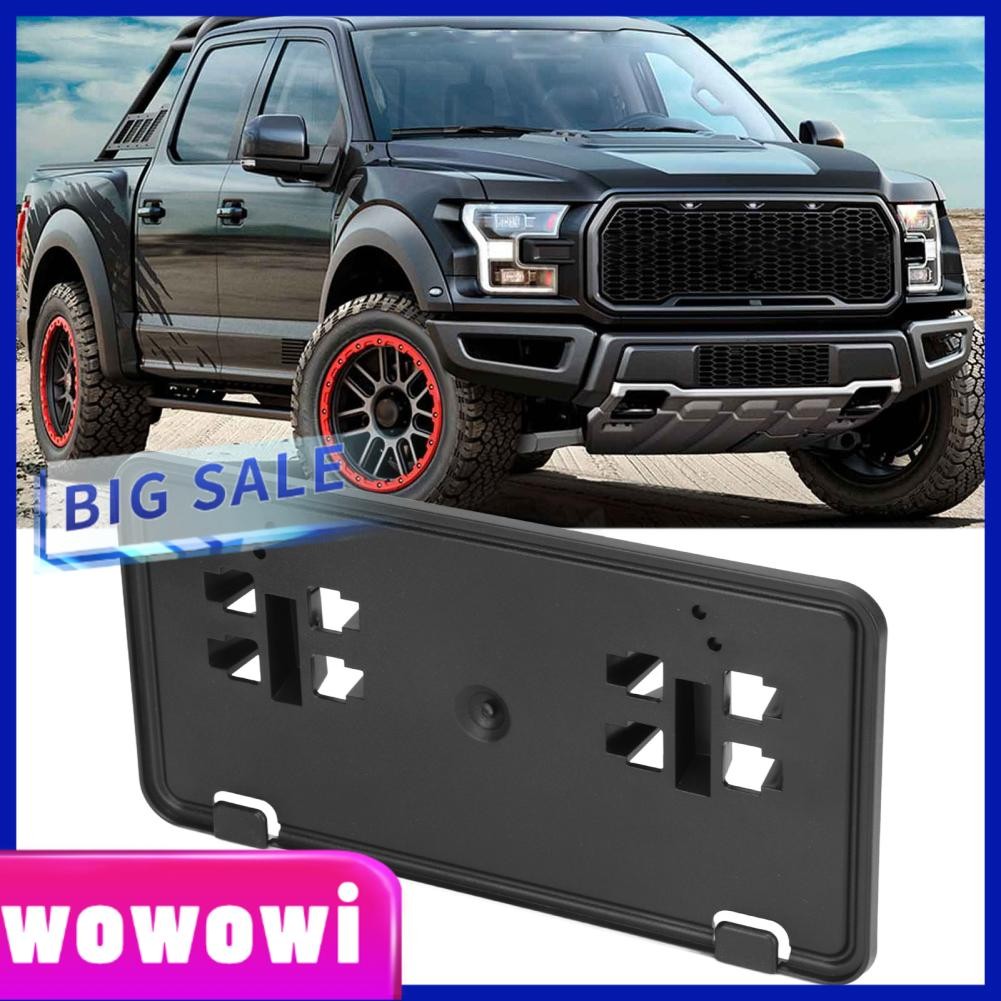 wowowi-th หน้ากันบัมเปอร์แผ่นป้ายทะเบียนยึดตัวยึด JL3Z 17A385 BA Black Strong Structing การเปลี่ยนโค