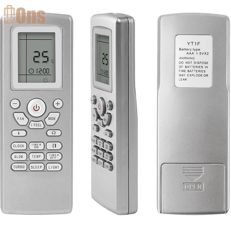 Ons รีโมทคอนโทรลสําหรับเครื่องปรับอากาศ YT0F YTOF YT1F1 YT1F2 YT1F3 YT1F4 YT1F YT1FF YB1F2 These ยูน