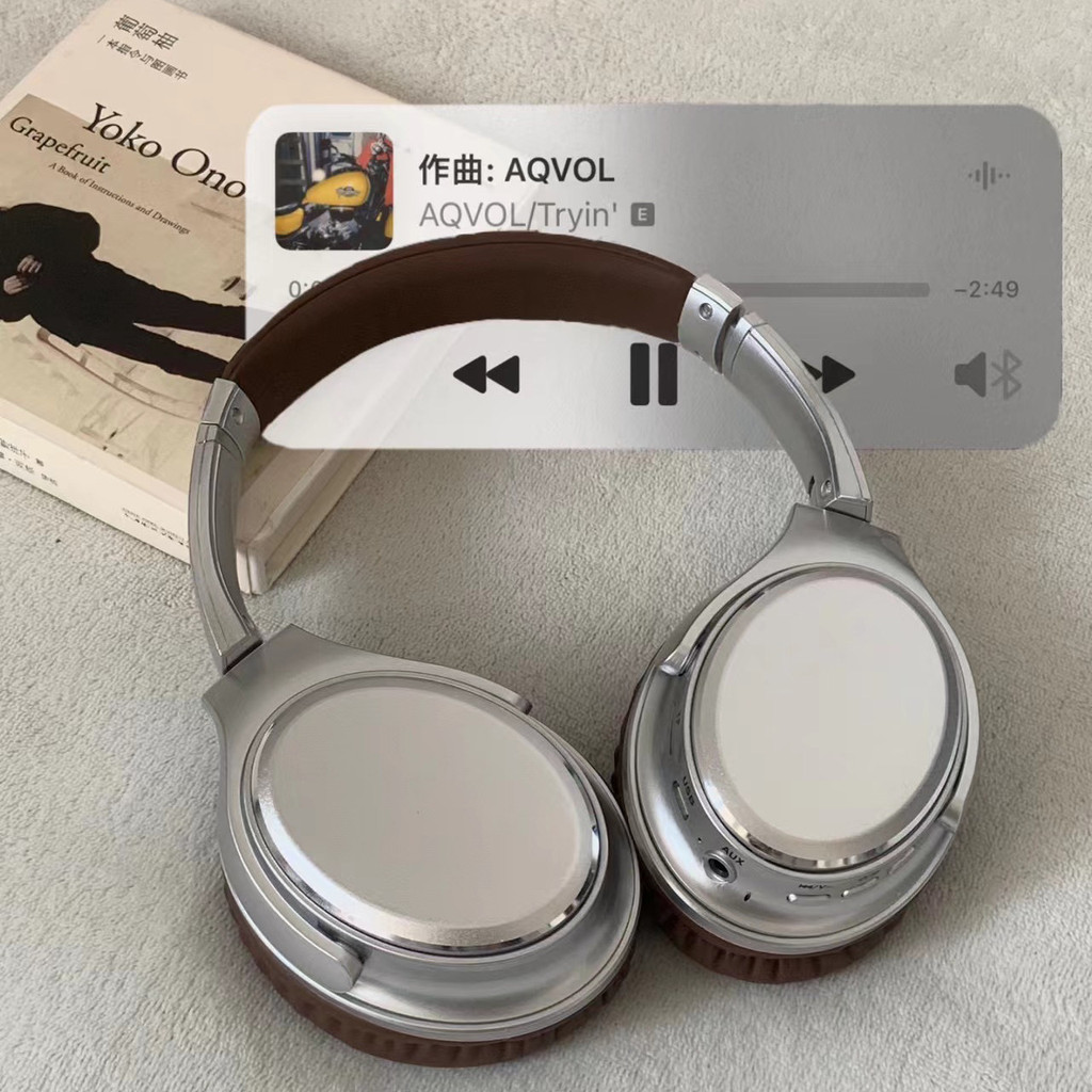 VJ901 สไตล์อเมริกันย้อนยุคไร้สายบลูทูธ 6.0 หูฟังชุดหูฟังการ์ด Plug-In กีฬาสวมใส่ FPKX