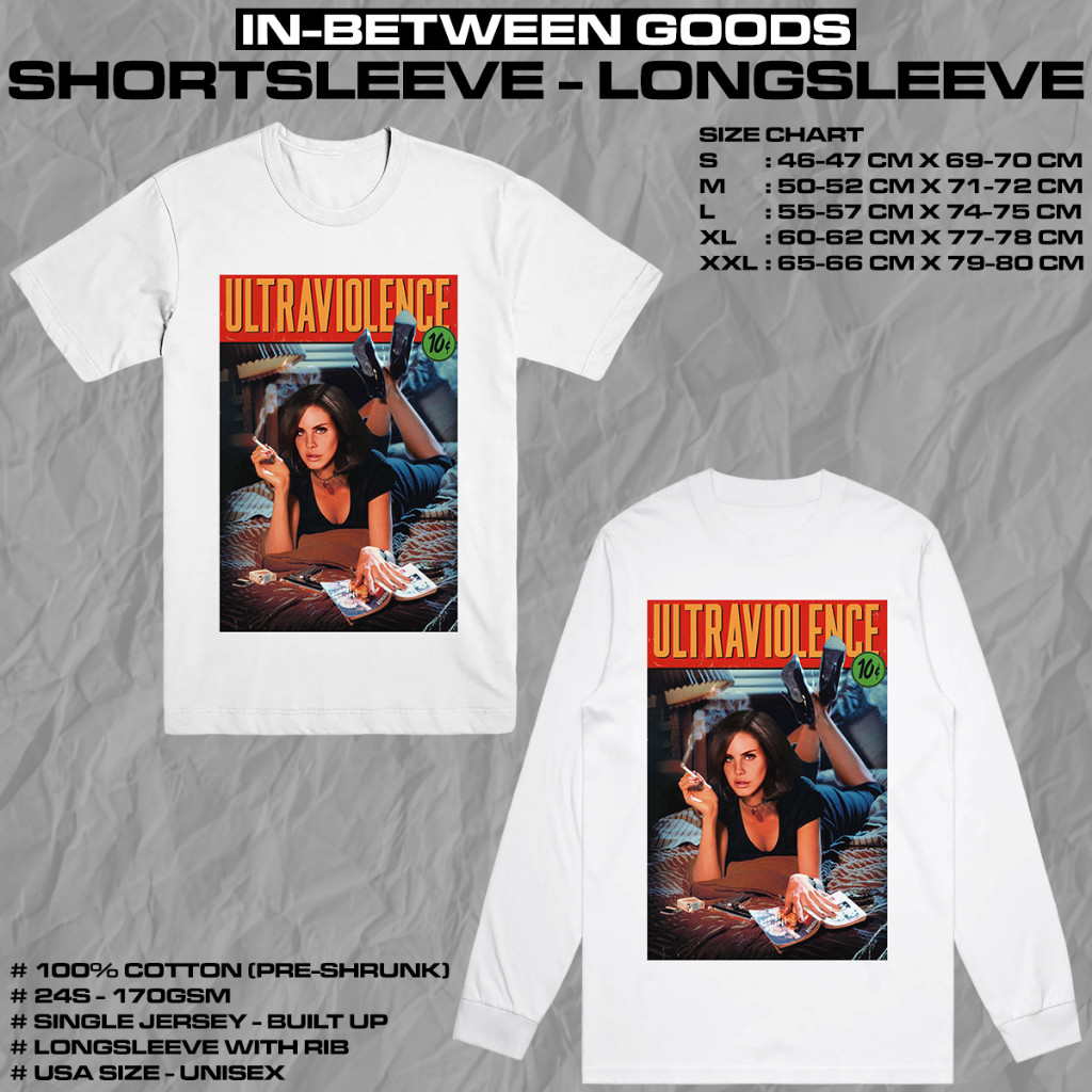 LANA DEL REY - ULTRAVIOLENCE | เสื้อยืด | LONGSLEEVE LONGSLEEVE | MUSIC MERCH1