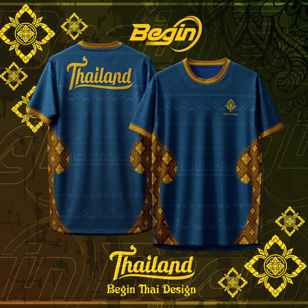 เสื้อกีฬาดีไซน์ไทย B2K
