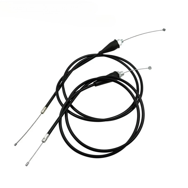 2PCS Universal สแตนเลสรถจักรยานยนต์สายเบรคคันเร่งสาย fit สําหรับ Honda Z50 Z50R มอเตอร์ไซด์ Pit Dirt