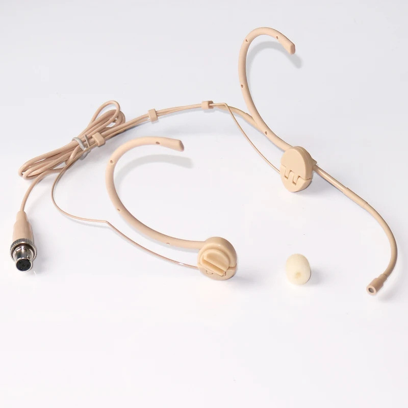 WBH53 พับ Dual Hook ชุดหูฟังไมโครโฟนสําหรับ MiPro ACT748 718 ACT848 828 818 ACT717 ACT600 ACT700 Sen