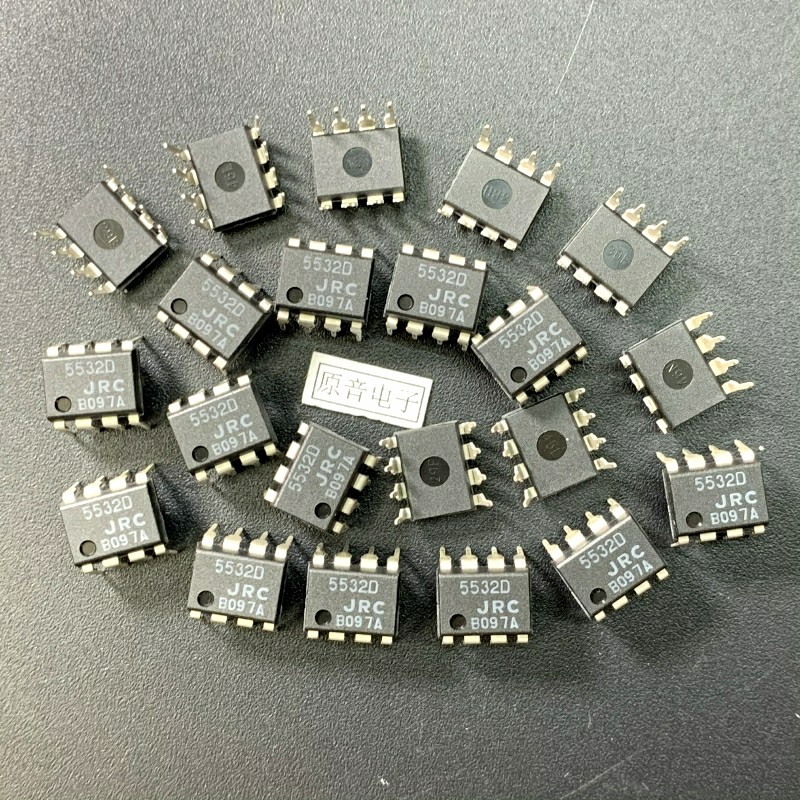 ยี่ห้อใหม่ญี่ปุ่น JRC5532DD NJM5532D Fever เสียงต่ํา Precision Dual ขนส่ง Amplification ชิป NE5532