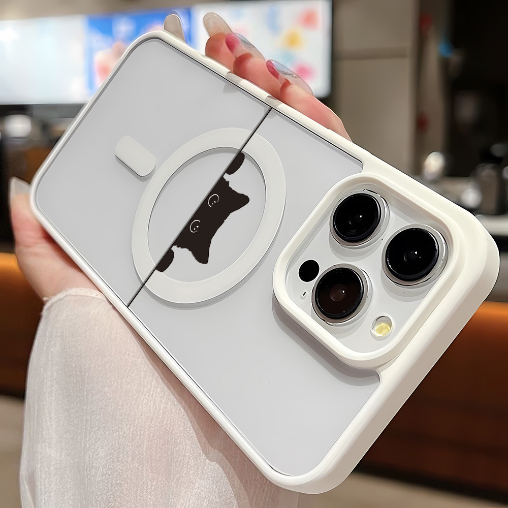 Magnetic เคสโทรศัพท์ for iphone 13 11 17 Pro Max เคส ไอโฟน11 16 15 14 12 pro max iphone 17 Air 13 15 16 Pro อะคริลิค เคส - รูปที่ 4