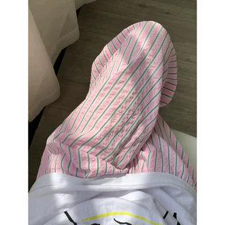 Cilset🛒พร้อมส่ง🎀 กางเกงขายาว เอวสม๊อค ลายทางสีพาสเทล ใส่ได้ทุกวันใส่สบายมาก FY2845