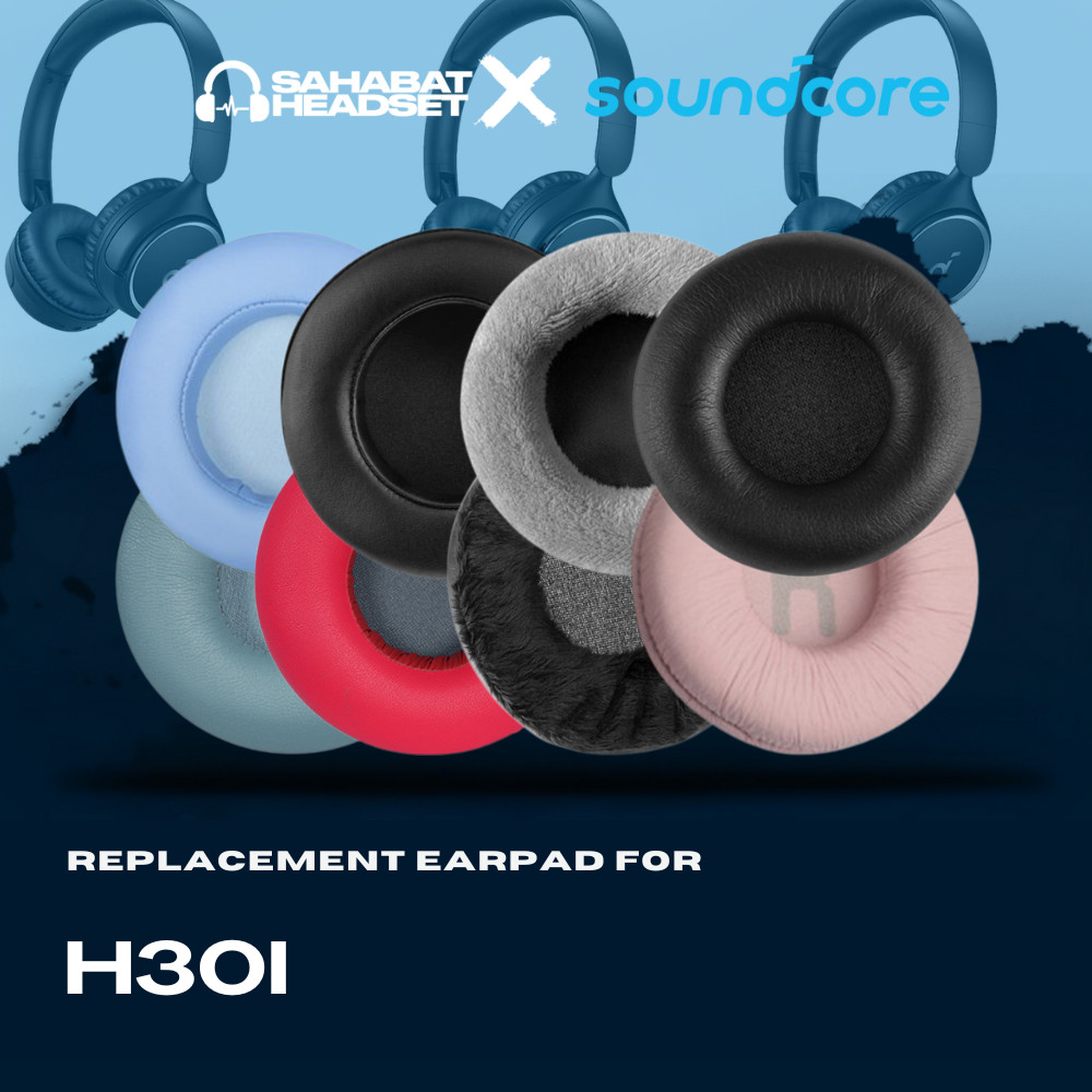 แผ่นโฟมแผ่นรองหูฟัง Soundcore H30i Earcup Earpad โฟม