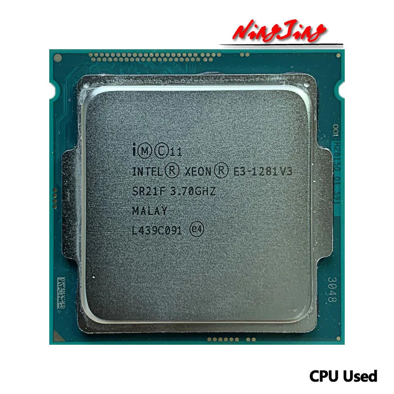 Intel Xeon E3-1281v3 E3 1281v3 E3 1281 v3 3.7 GHz ใช้ CPU Quad-Core แปดเธรด L2=1M L3=8M 82W LGA 1150