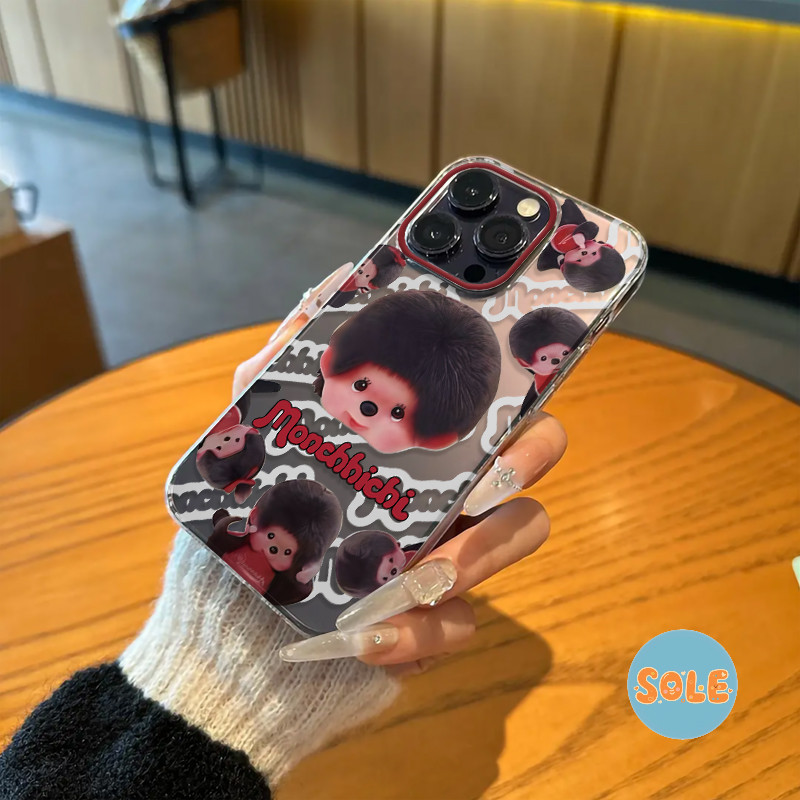 Sole ส่งจากไทย เคสโทรศัพท์มือถือ เคสไอโฟน กันกระแทก สําหรับMonchhichi IPHONE 16 11 12 13 14 15PRO MAX 7Plus XS/XR XSMax