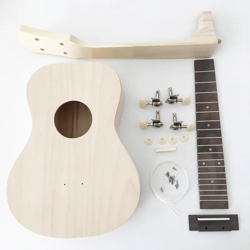ชุด DIY Ukulele 21 นิ้ว Fun And Simple Hawaii Guitar Handmade Kit Scream