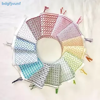 BDGF 9/32Pcs Sashiko เย็บปักถักร้อยแม่แบบ DIY เรขาคณิต Patchwork Stencil Reusable PET Stencil Handmade เย็บปักถักร้อยหัตถกรรมเครื่องมือ TH