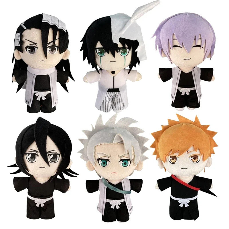 20 ซม. Bleach Plush Grimmjow Abarai Renji Aizen Sousuke Ichimaru Gin Ulquiorra Cifer ตุ๊กตา Kawaii ต