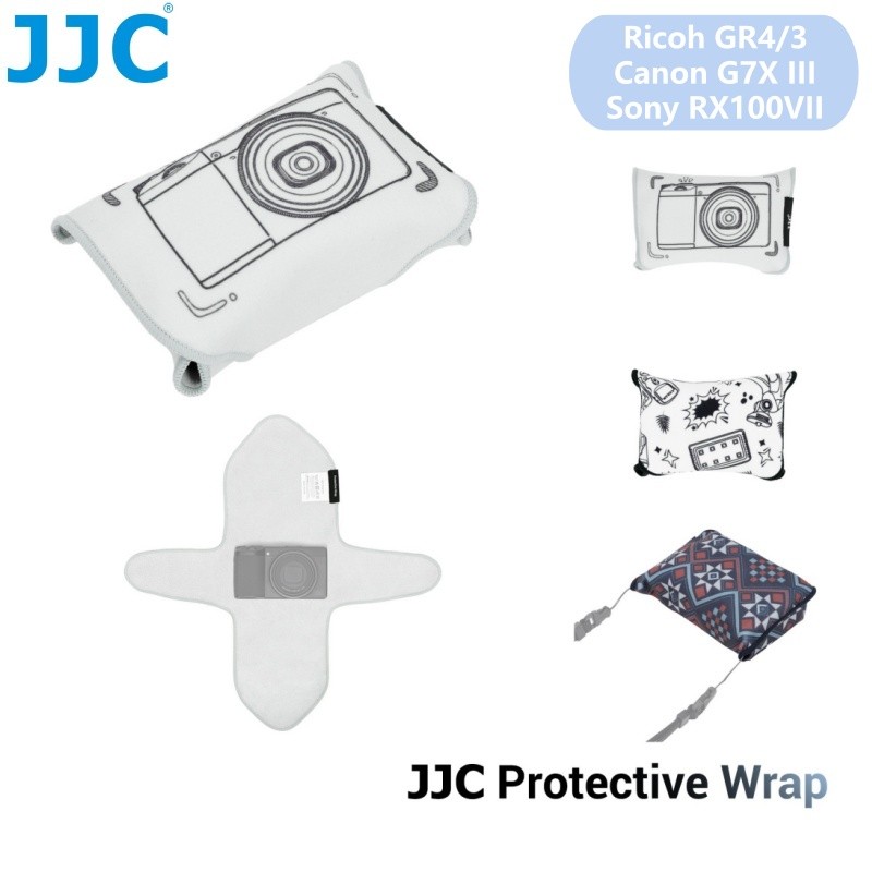 JJC Camera Wrap ผ้าห่อกล้อง สำหรับ Richo GR4 GR IV GR3 GR III GRIIIx HDF ผ้าเช็ดทำความสะอาดกล้อง เลน