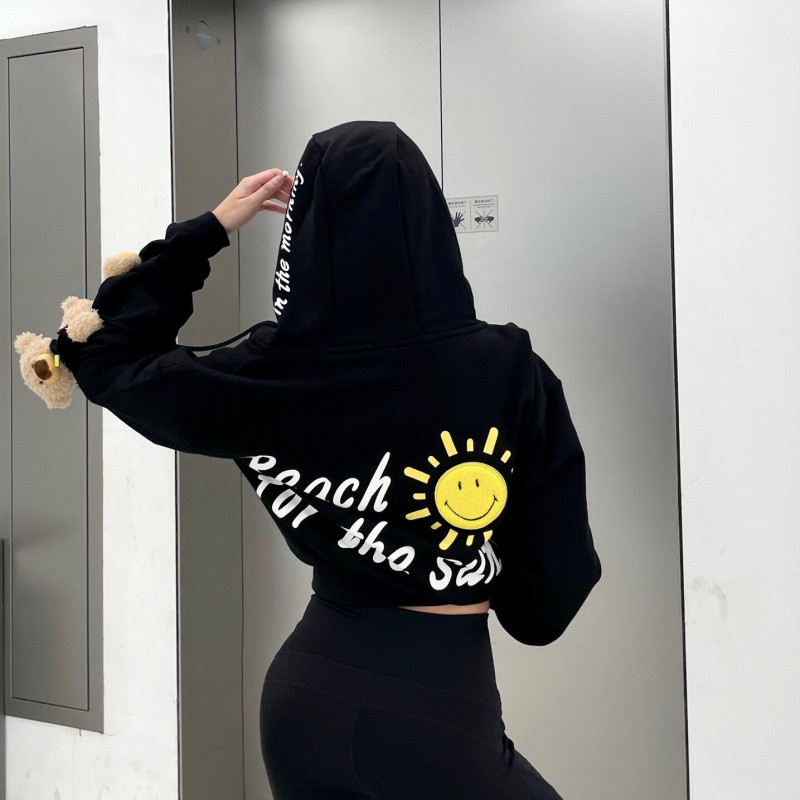 เสื้อคาร์ดิแกนซิปพิมพ์ลาย Smiley ของ 13De Marzo