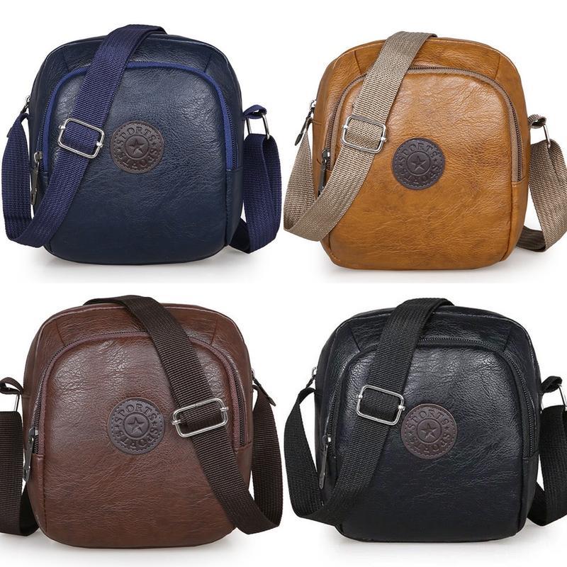 (W51)กระเป๋าพายข้างทรงสปอร์ต ทรงตรง หนังมัน ugetbag