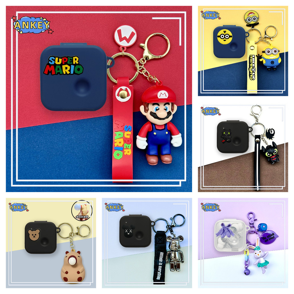 Case for Nothing Ear 3 (2025) Protective silicone Standing Mario pendant Covers Nothing Ear 3 / 2 / 
