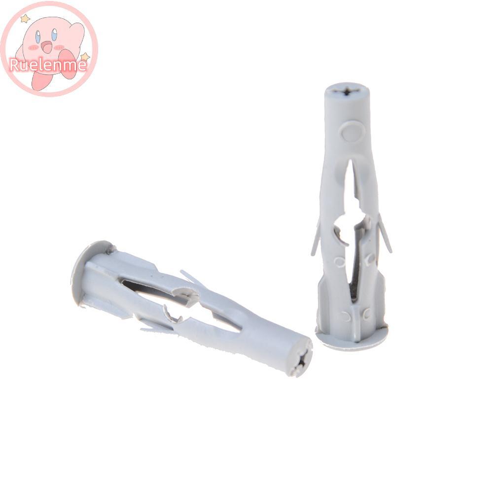 ถูกต้อง 50 ชิ้นไนลอน Plasterboard Drywall Wall Plug สําหรับหน้าต่างประตูกรอบคอนกรีต M6x35 TH