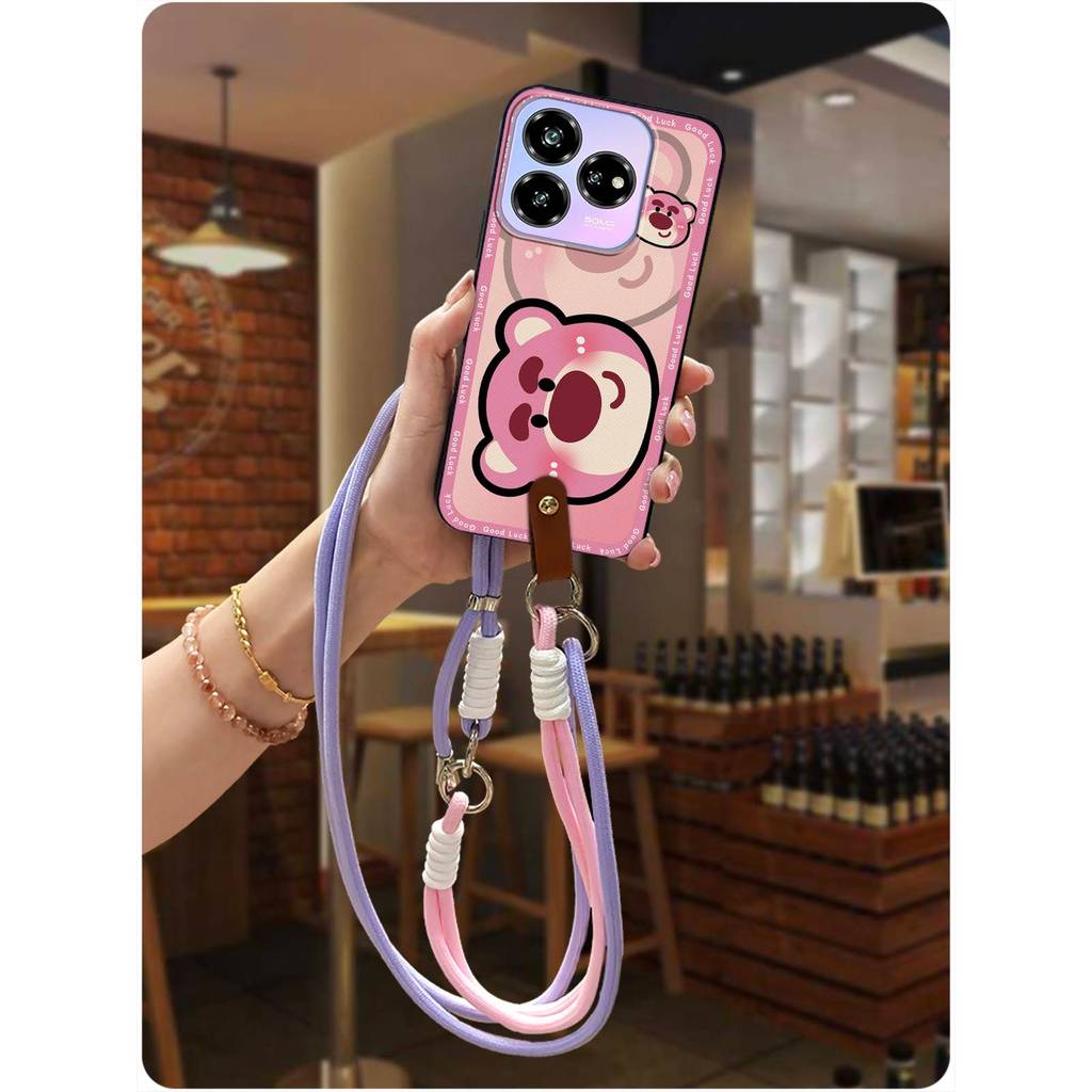 Graffiti ออกแบบแฟชั่นเคสโทรศัพท์สําหรับ ZTE ใบมีด V60 ออกแบบ/Axon 60 Lite กันกระแทก Crossbody ซิลิโค