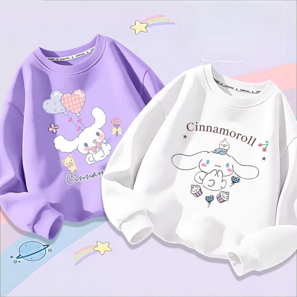 Melody Round Neck Top เสื้อยืดสาวมหาวิทยาลัย สไตล์บางเบากับฤดูใบไม้ร่วงและใบไม้ผลิ